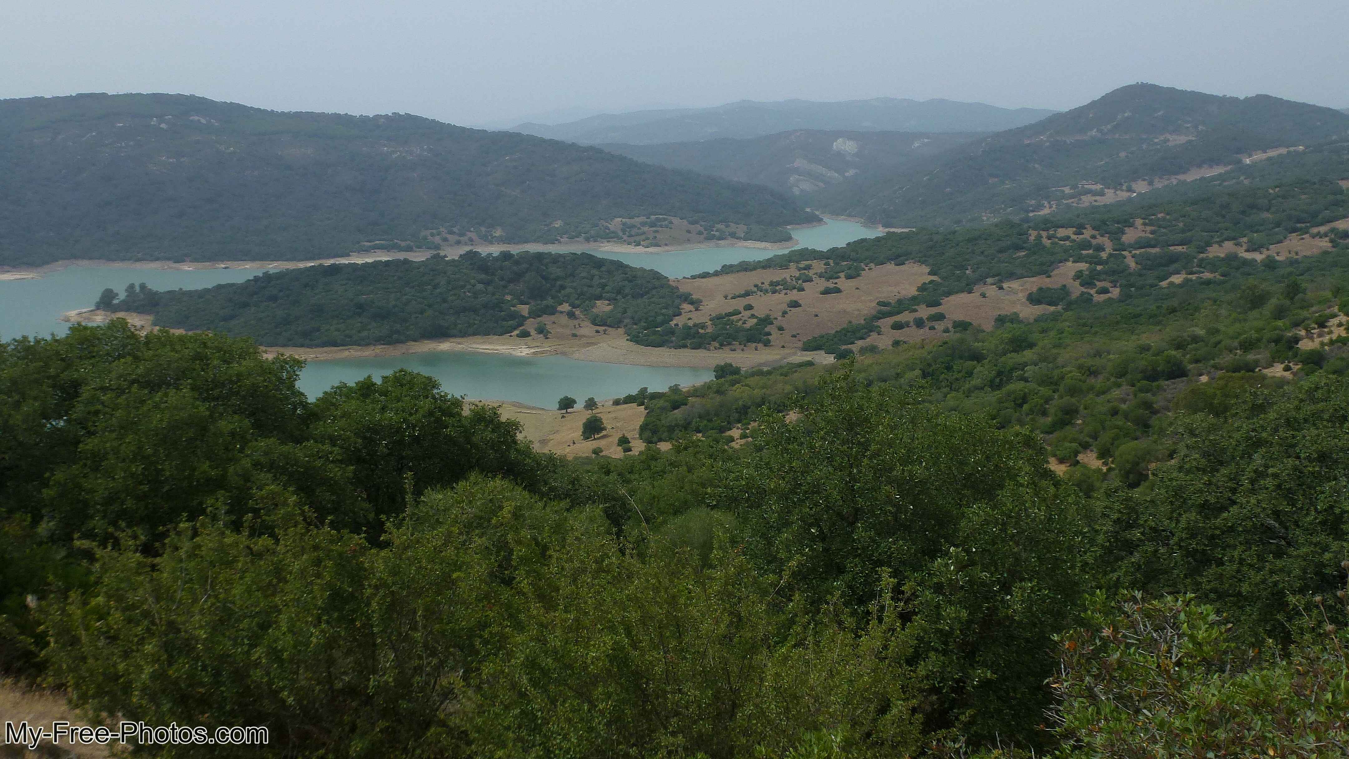 Guadarranque reservoir, Castellar de la Frontera, Spain.