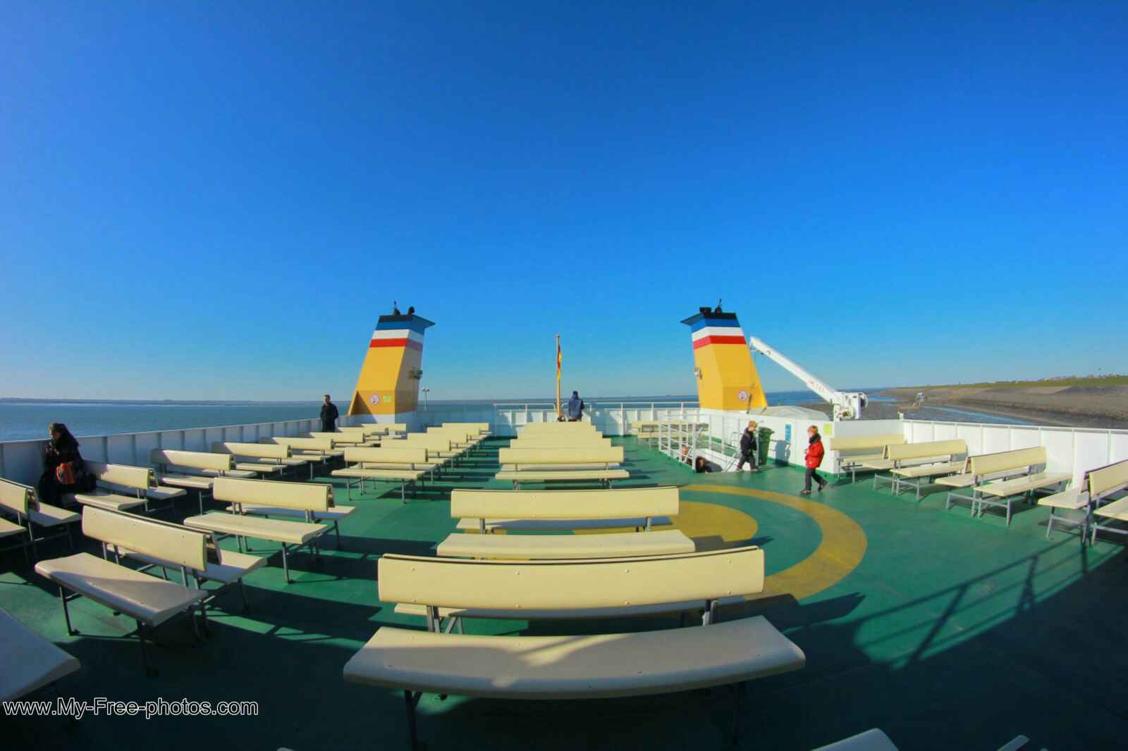 top deck,ferry