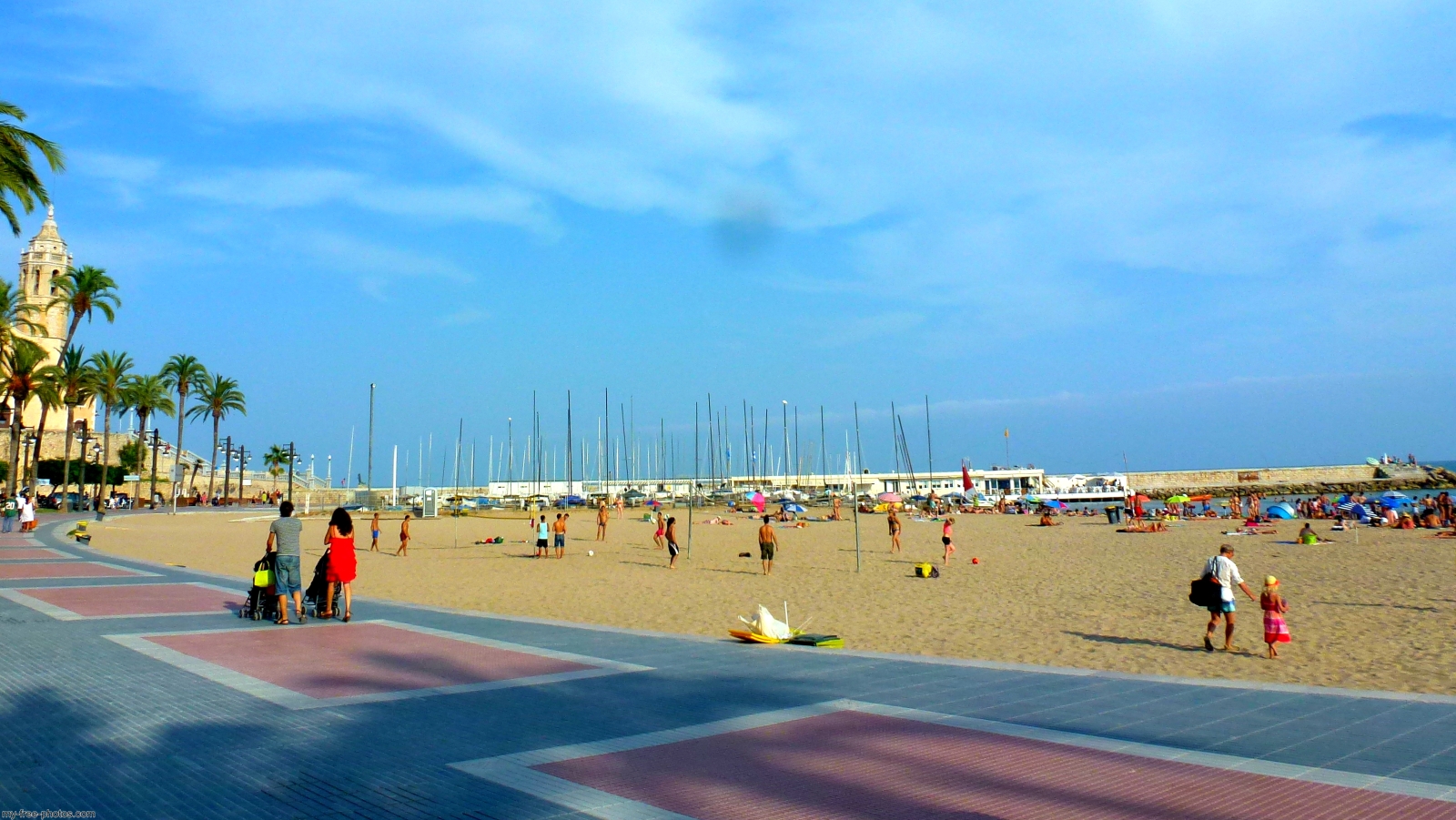 Sitges beach, Spain.