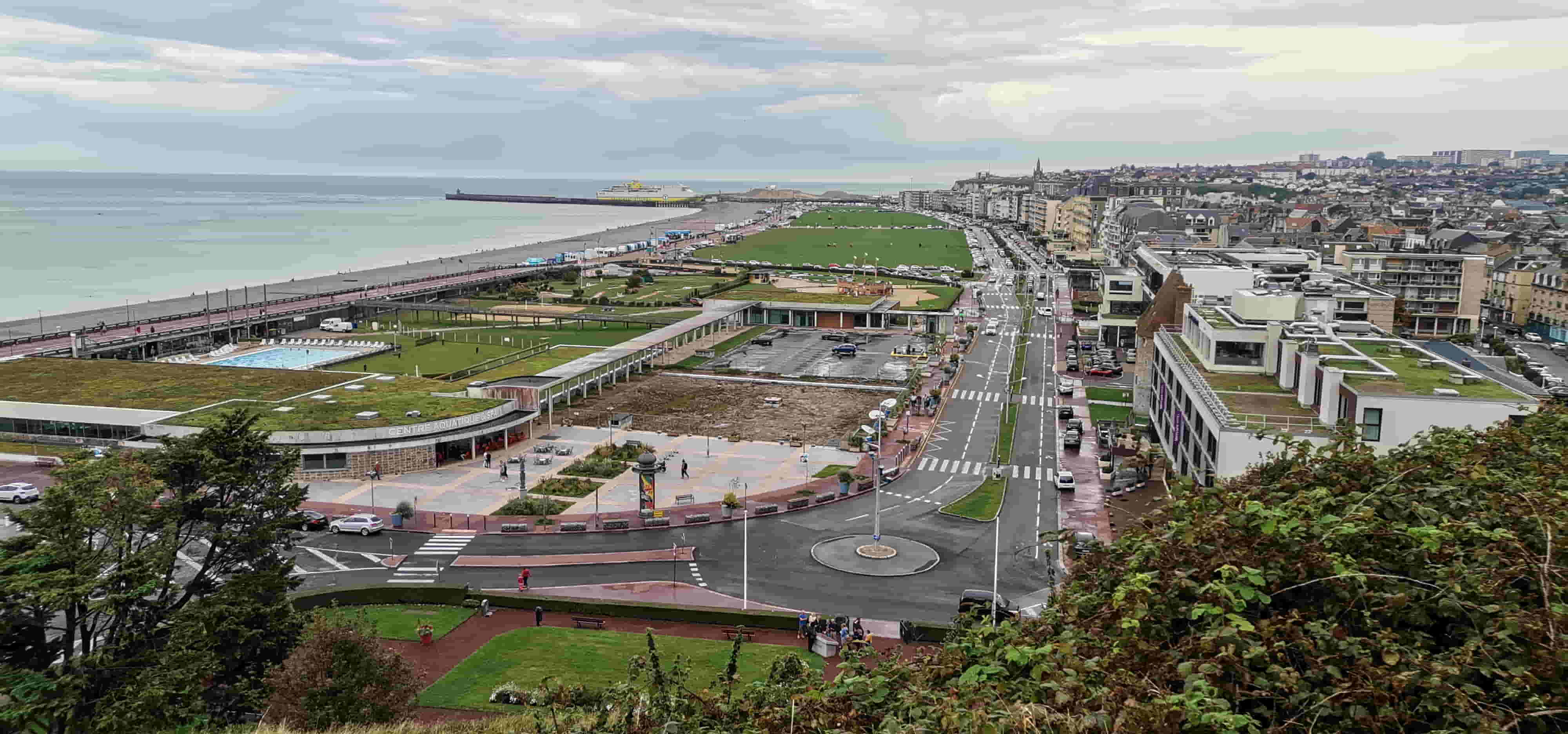 aerial view of Dieppe 