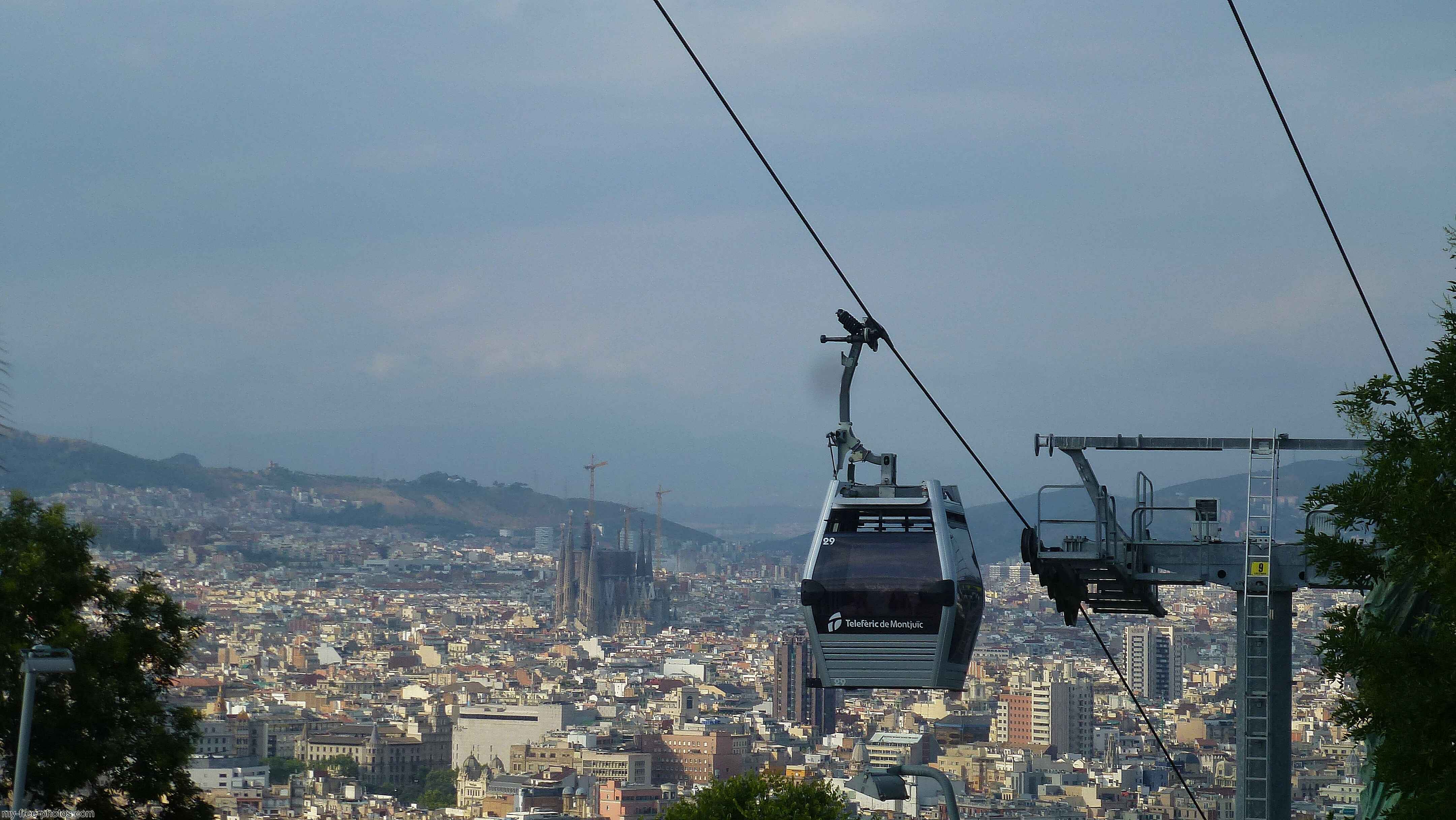 Montjuïc castle, cable car