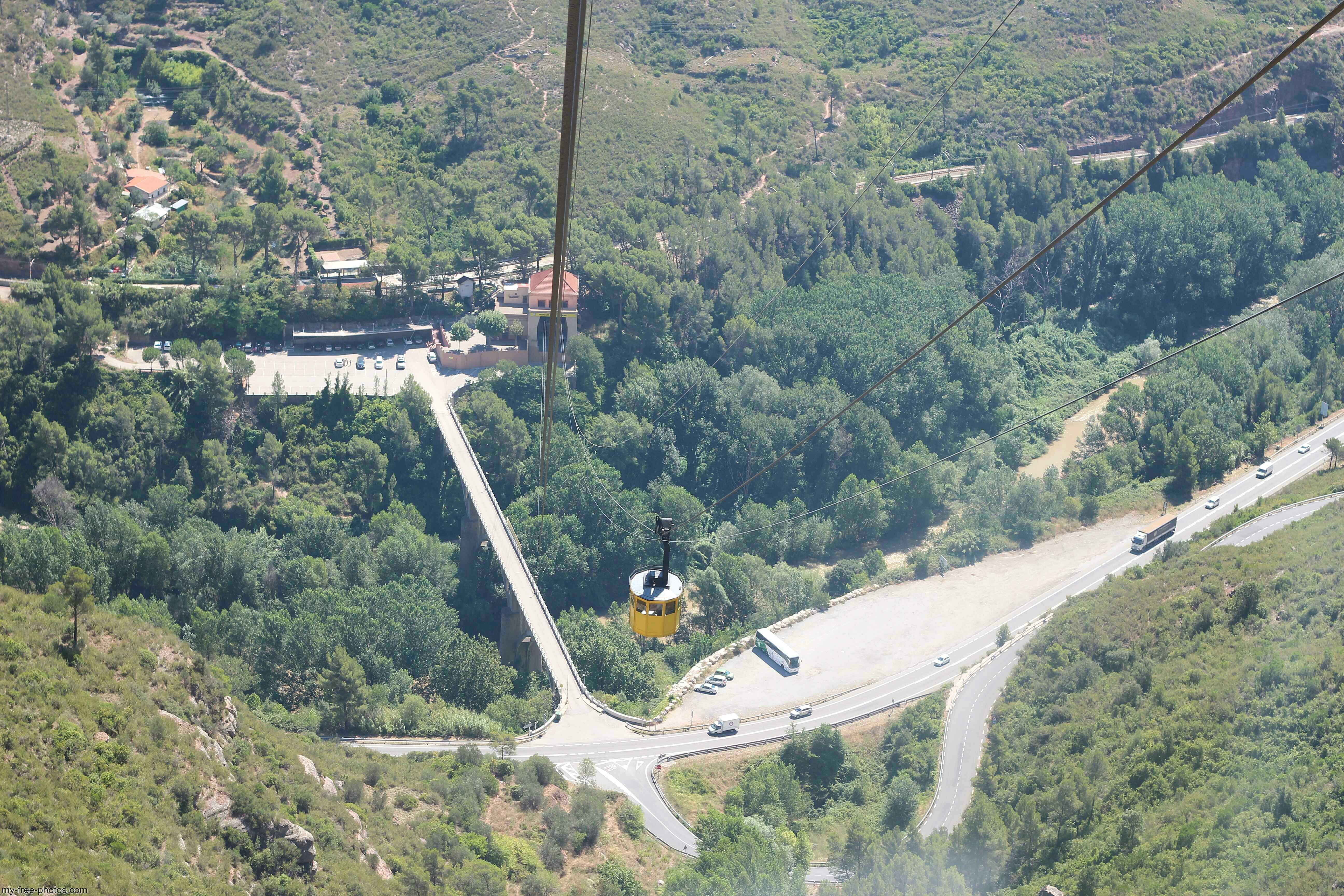 Montserrat, Spain, cable car