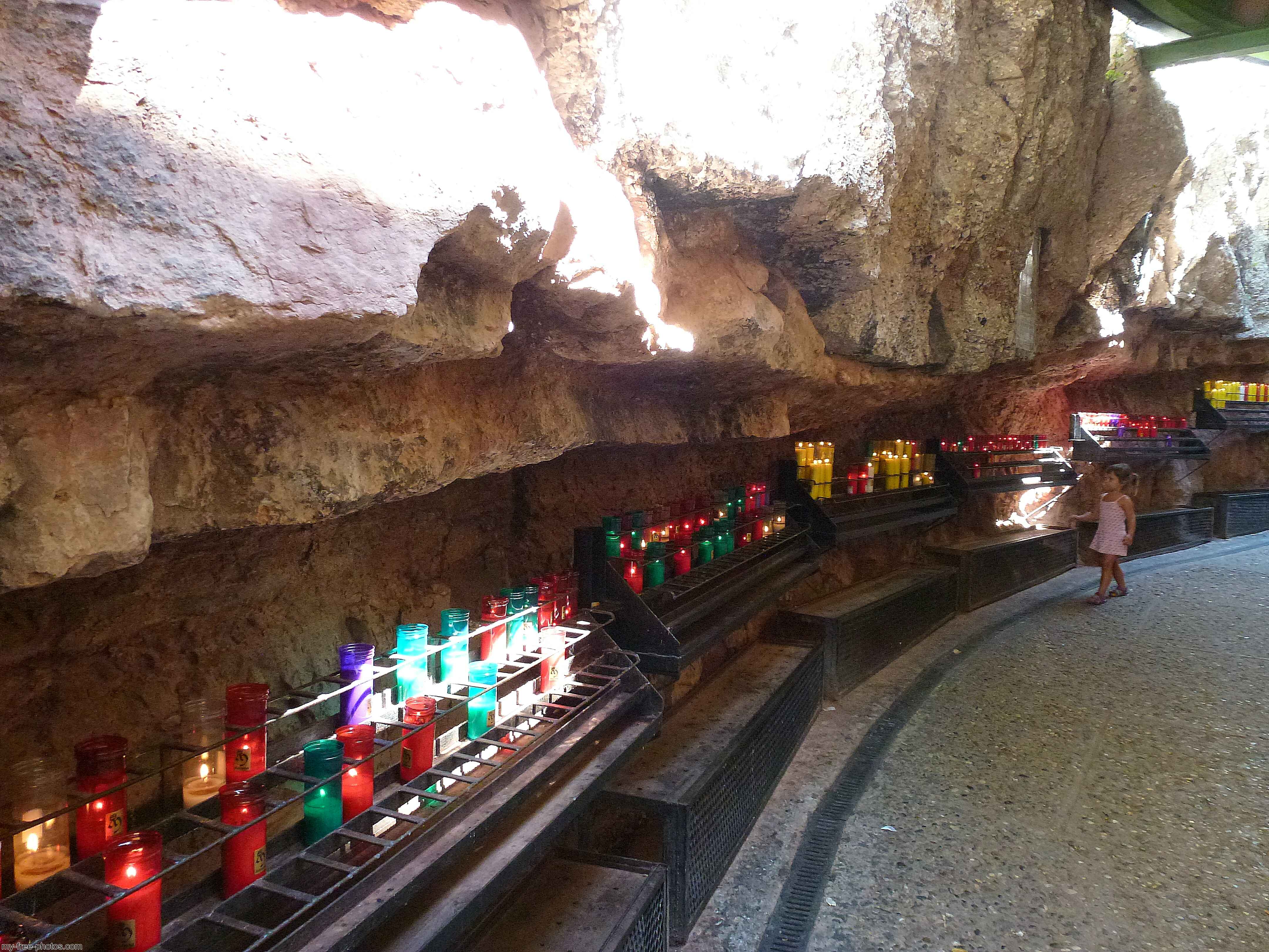 Montserrat, Spain, Prayer candles