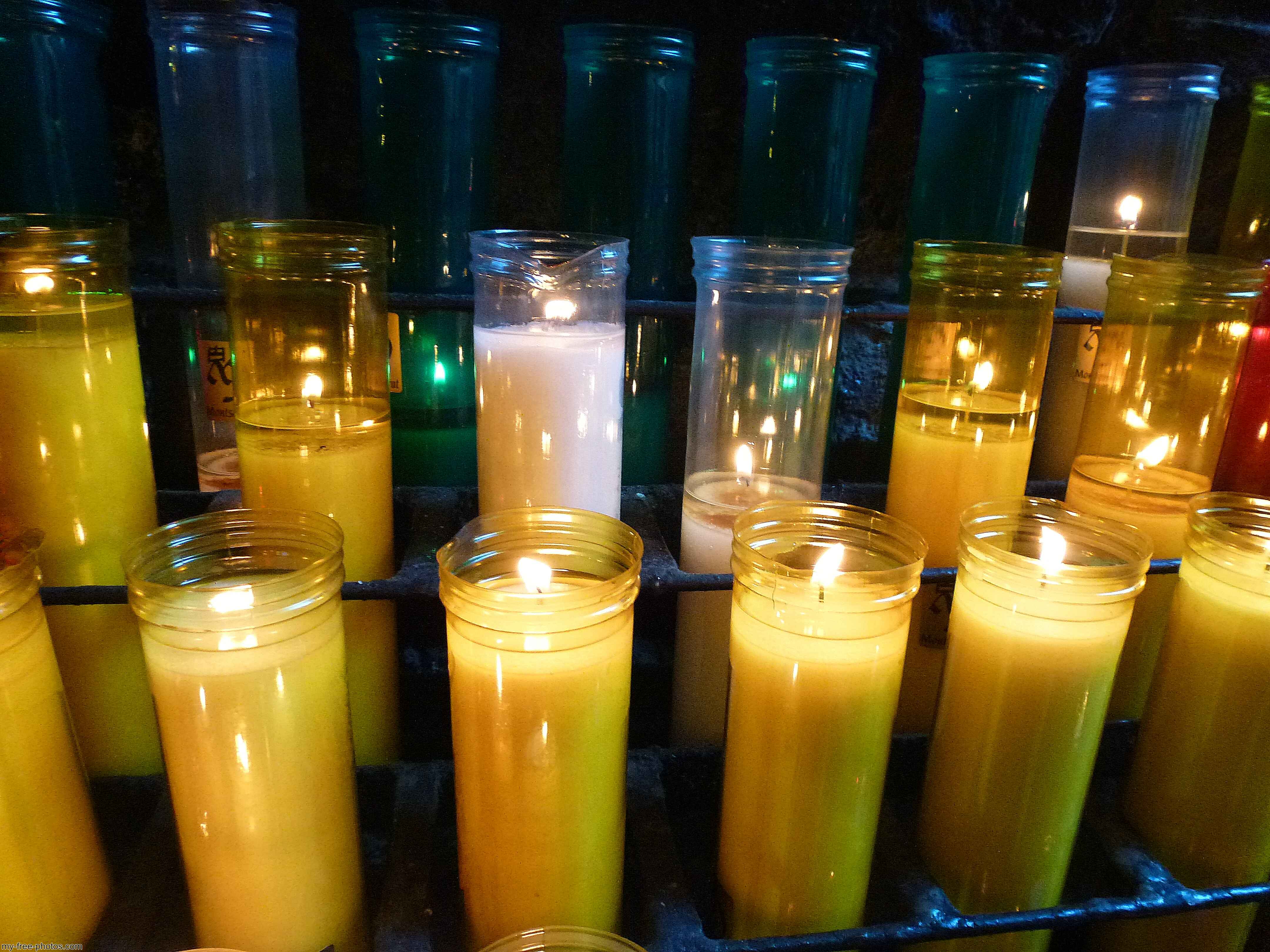 Montserrat, Spain, Prayer candles